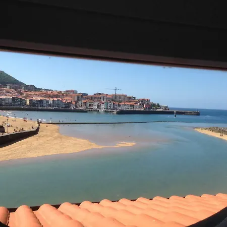 Beach Looking At Lekeitio